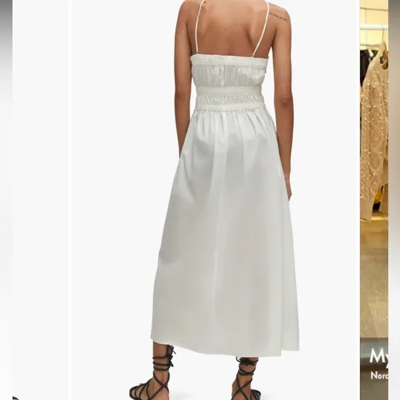 NWT Mango White Dress color is off white - Picture 2 of 8